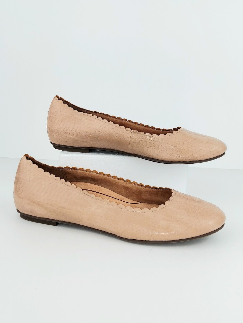 Vionic Julieta Snake Scalloped Ballet Flats 9.5 - Picture 9 of 13